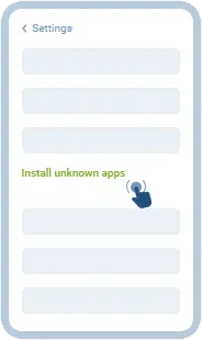 Android ayarlarında naməlum mənbələr icazəsi — APK quraşdırma